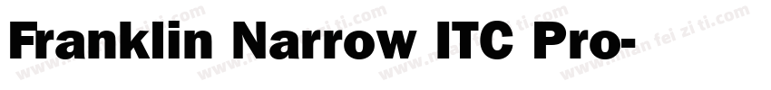 Franklin Narrow ITC Pro字体转换